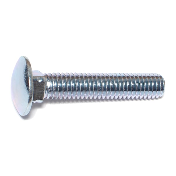 Midwest Fastener Carriage Bolt, Square Neck, 16 (Coarse), 2 in L, Steel, Zinc Plated, 100 PK 01097 - main